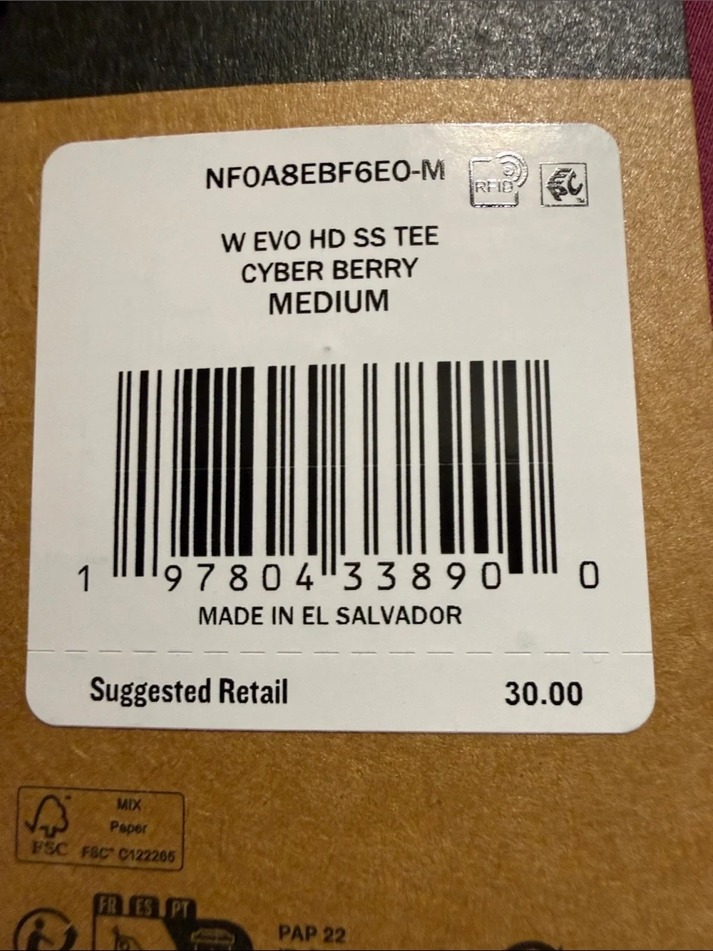 NWTThe North Face Women’s Short-Sleeve Logo T-Shirt - Picture 2 of 3